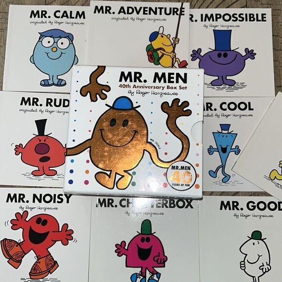 Good👍?Noisy🛎️?Happy😊?Messy?Mr Men 📚 have you covered! 40 Anniversary Ed+more - Picture 5 of 17
